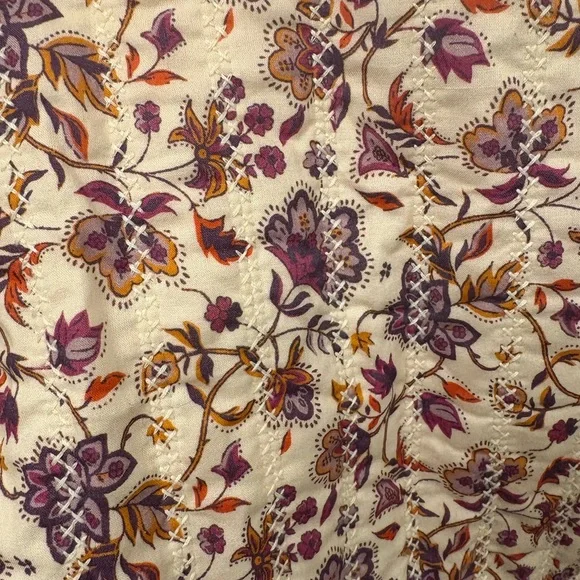 Sezane alexiana nausica quilted ruffle blouse - Picture 12 of 13